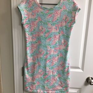 Lilly Pulitzer Lobstah Roll Terry Shift dress